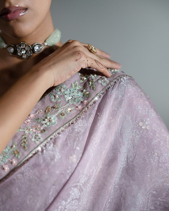 Multi Resham Saree