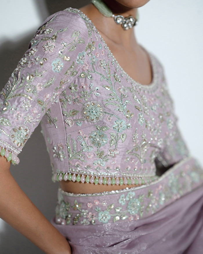 Multi Resham Saree
