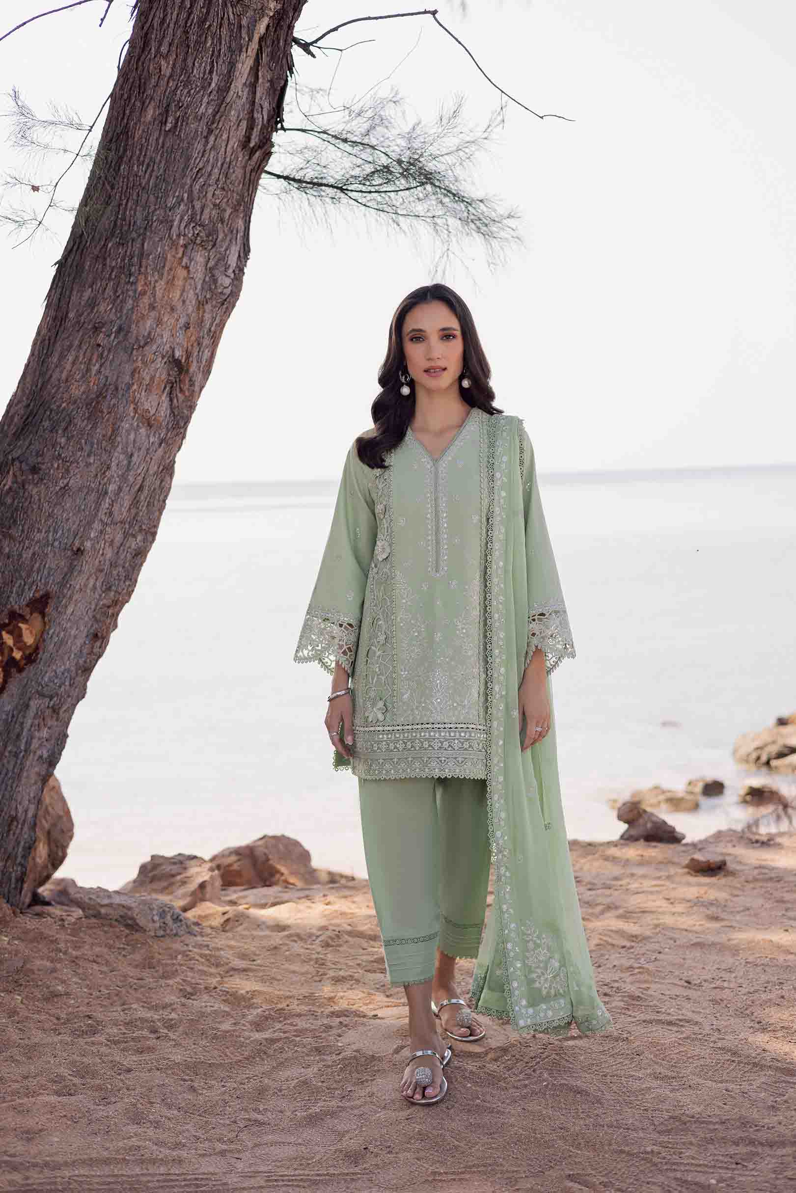 Jasmine Mint Green Shirt Set