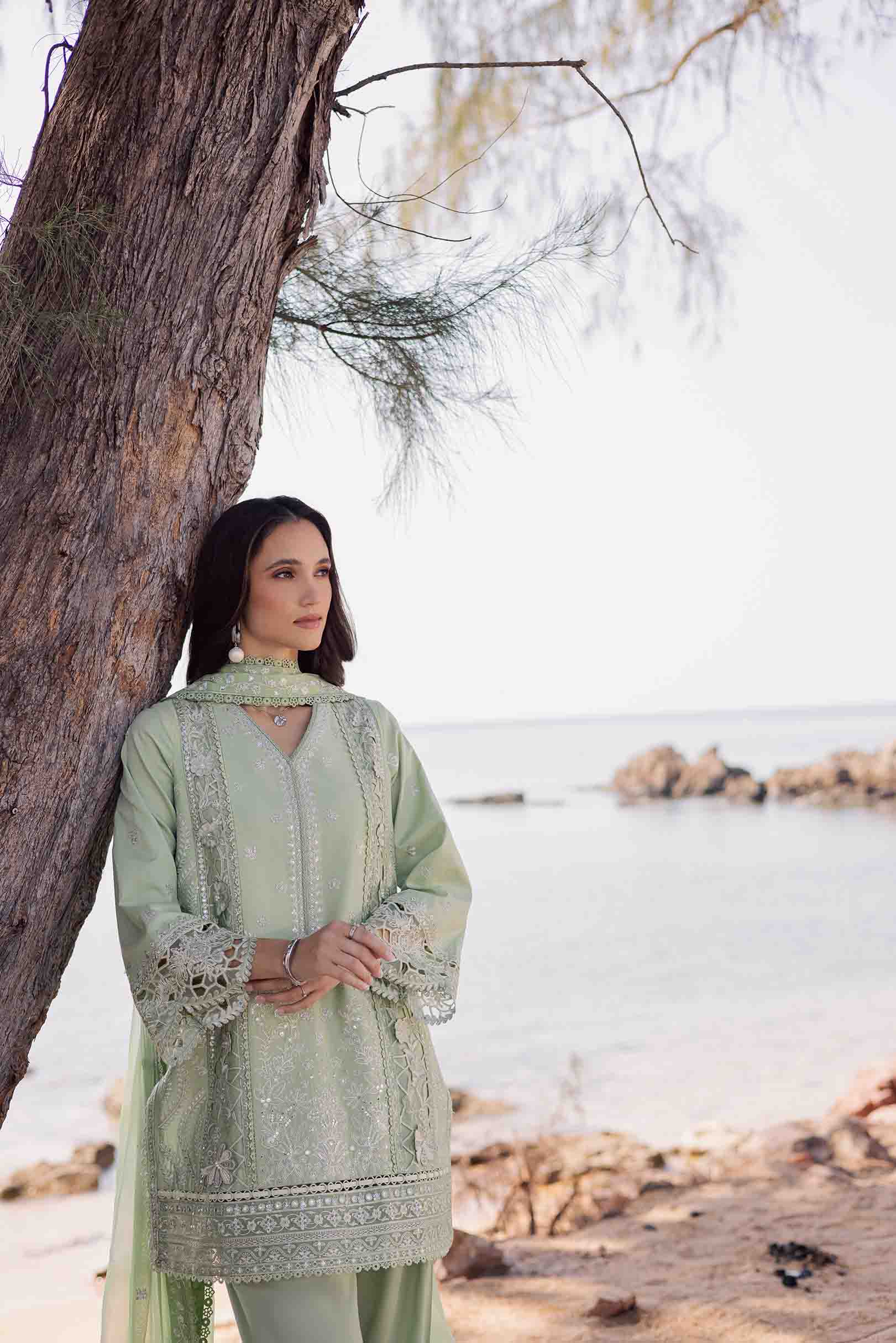 Jasmine Mint Green Shirt Set