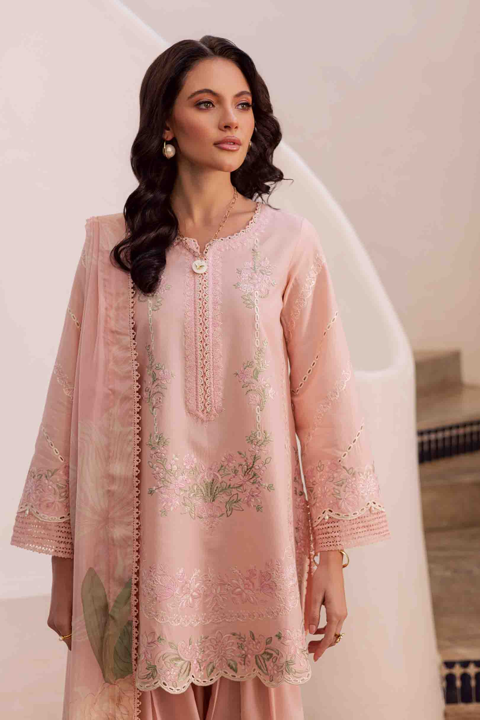 Bloom Powder Pink Shirt Set