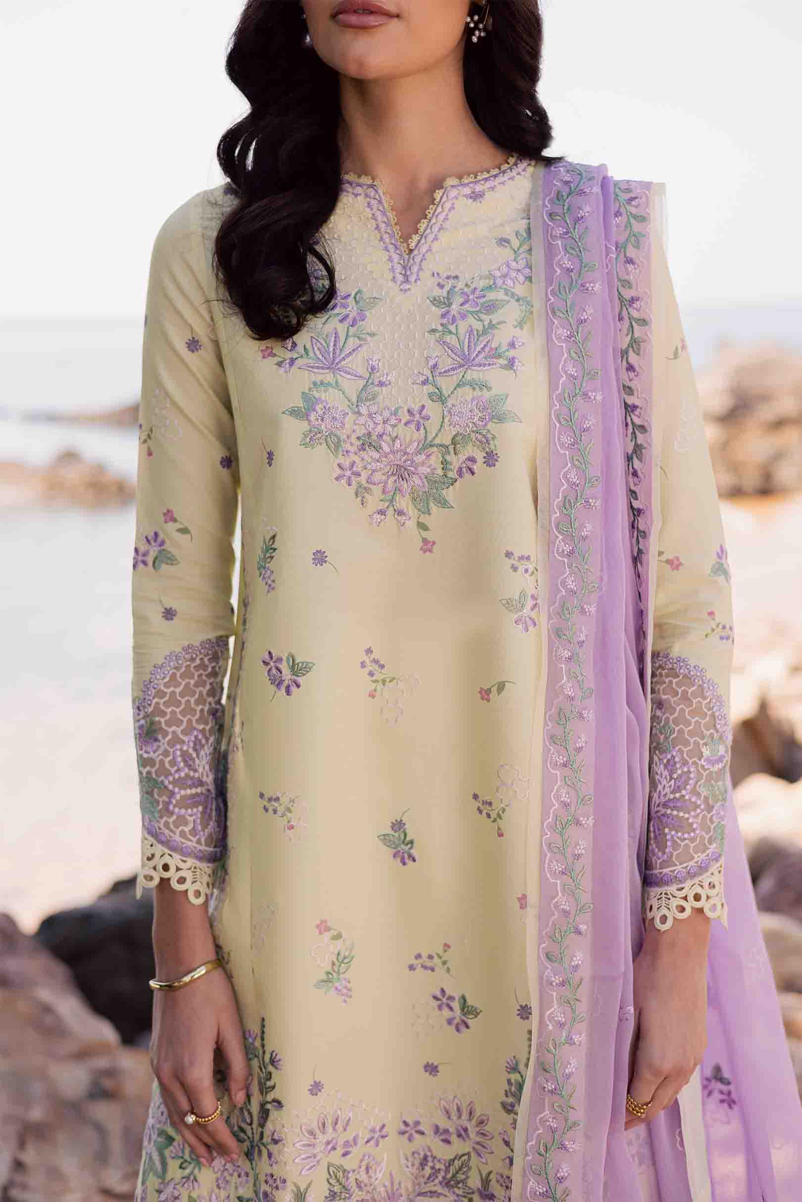 Aster Pale Yellow Shirt Set