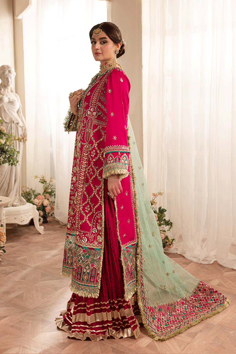Magenta Shirt and Sharara