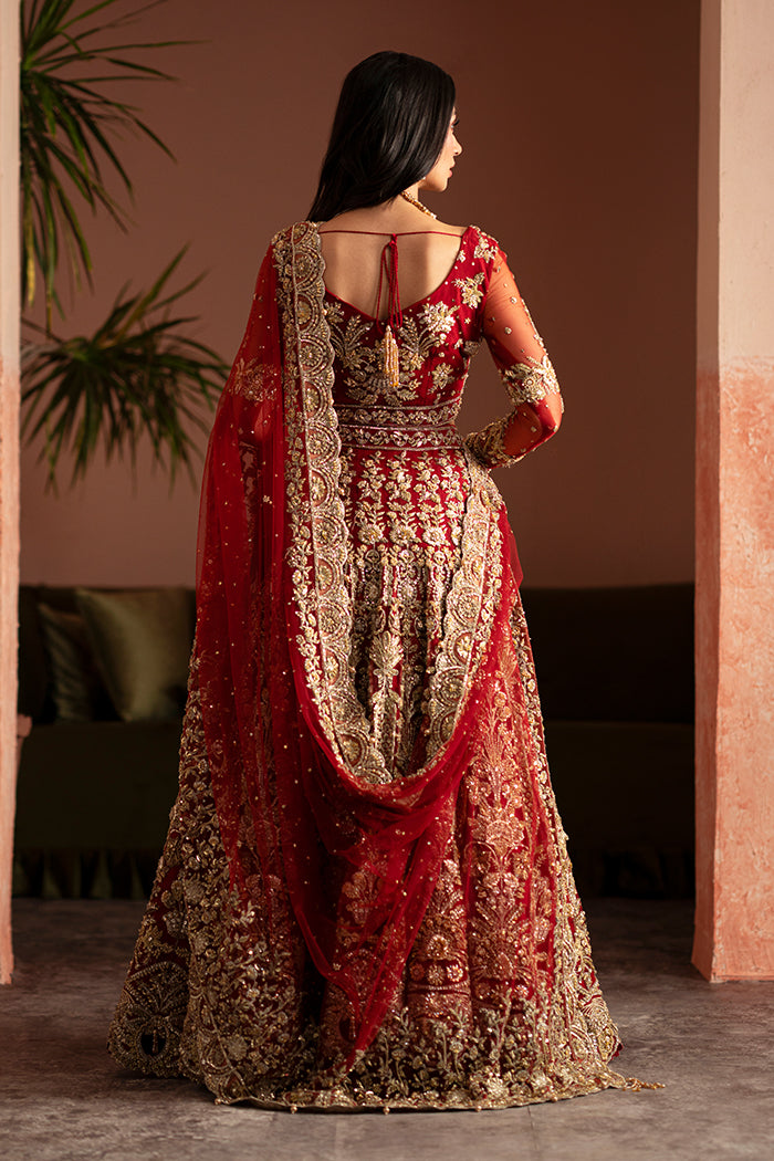 Deep Red Gota Lehnga Choli