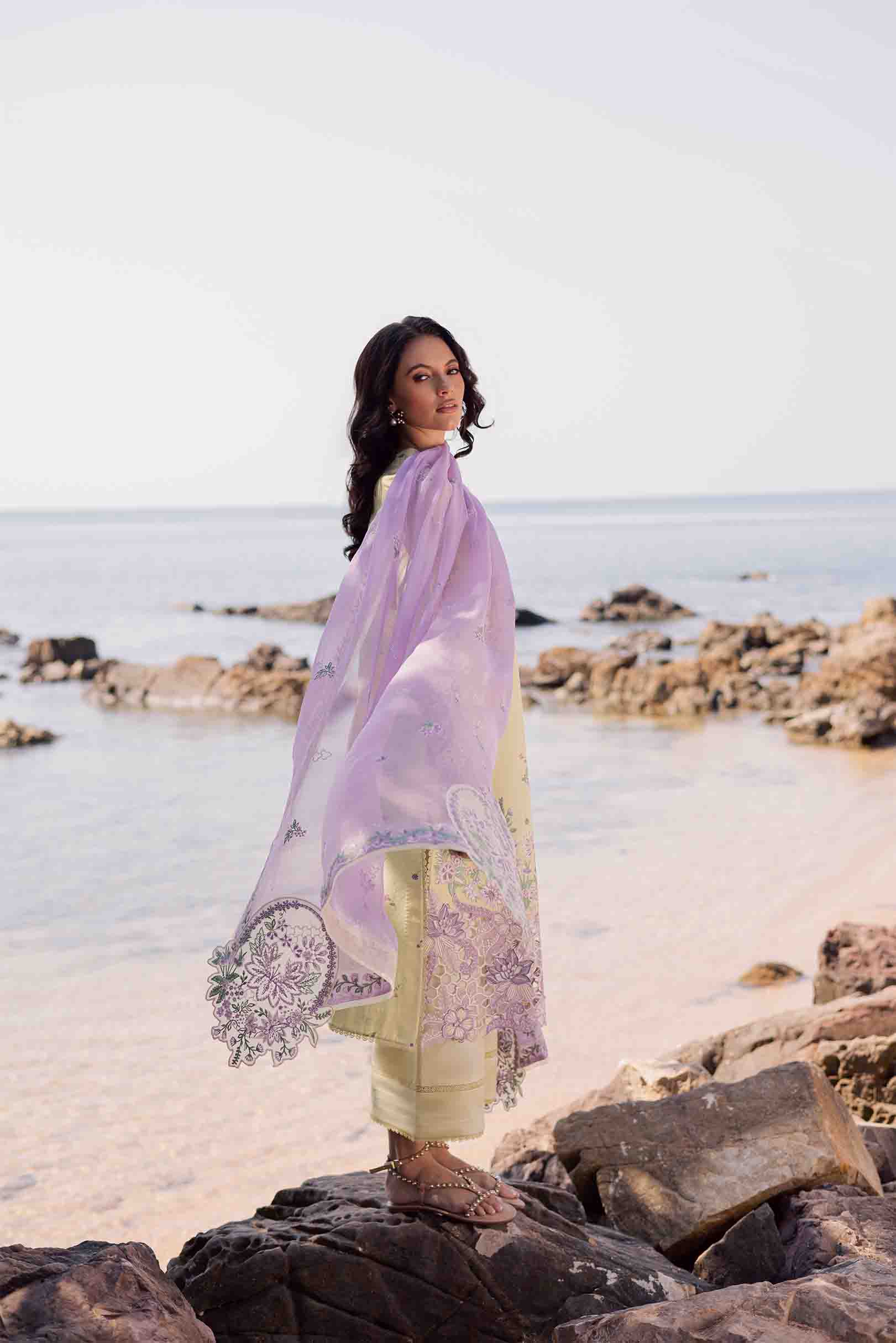 Aster Pale Yellow Shirt Set