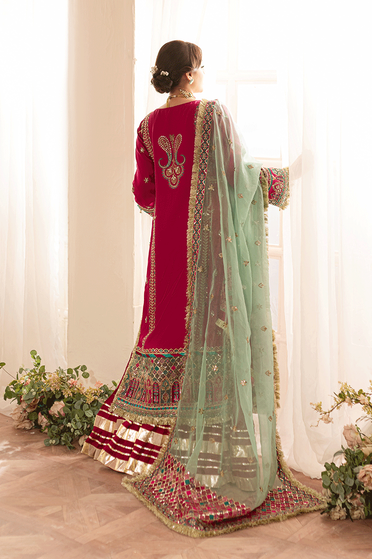 Magenta Shirt and Sharara