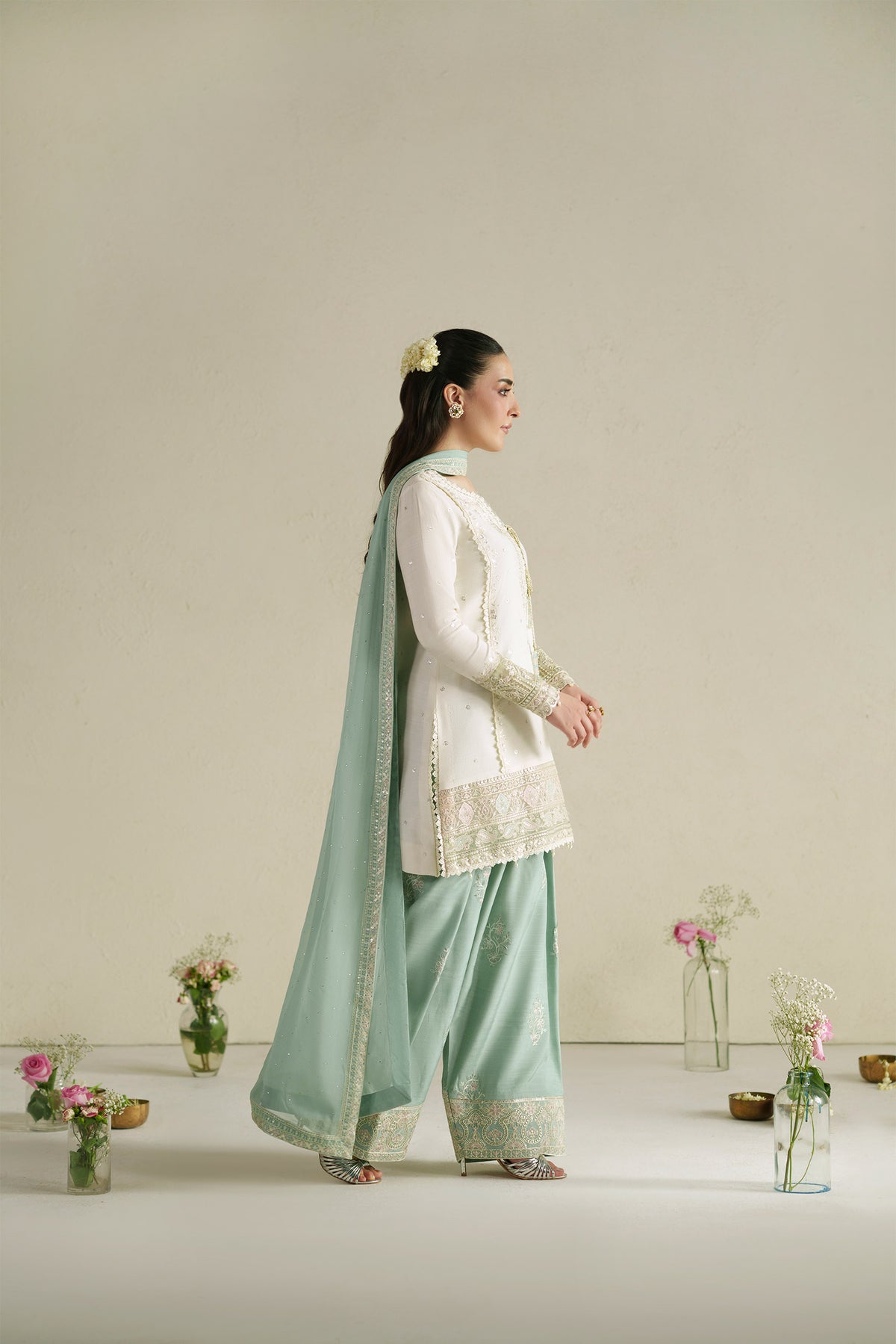 Aab Ivory Shirt Set