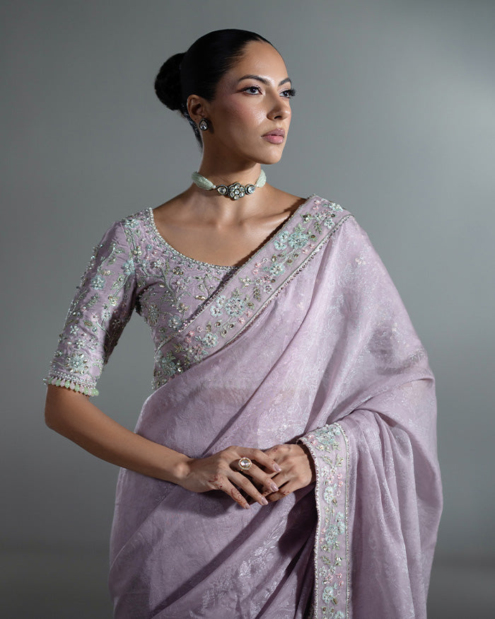 Multi Resham Saree