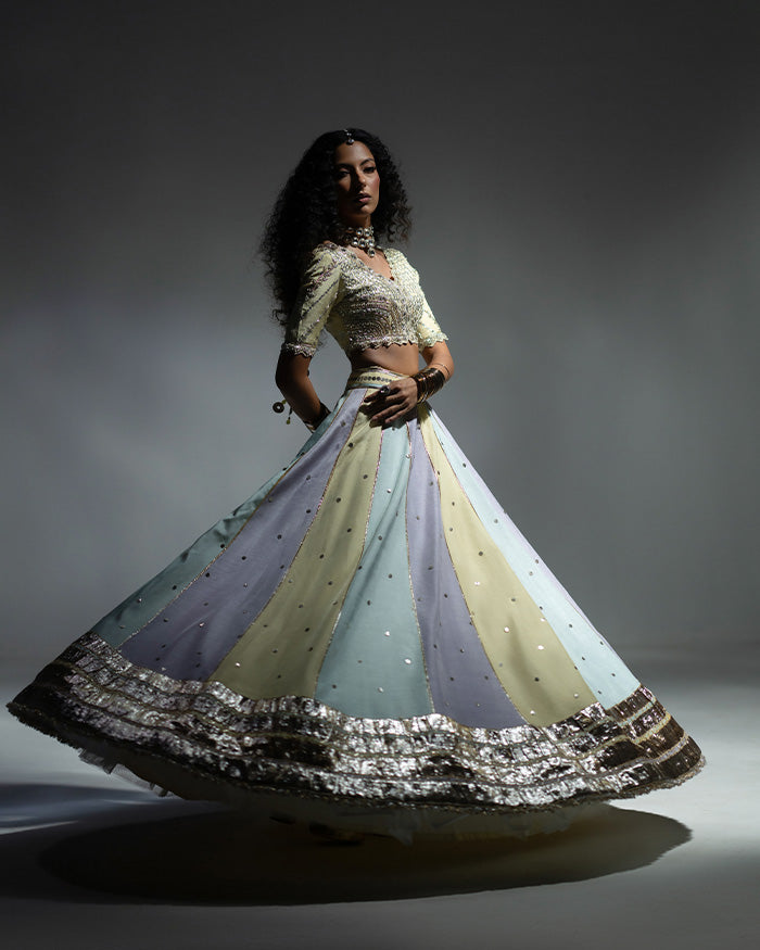 Aqua Gota Lehnga Choli