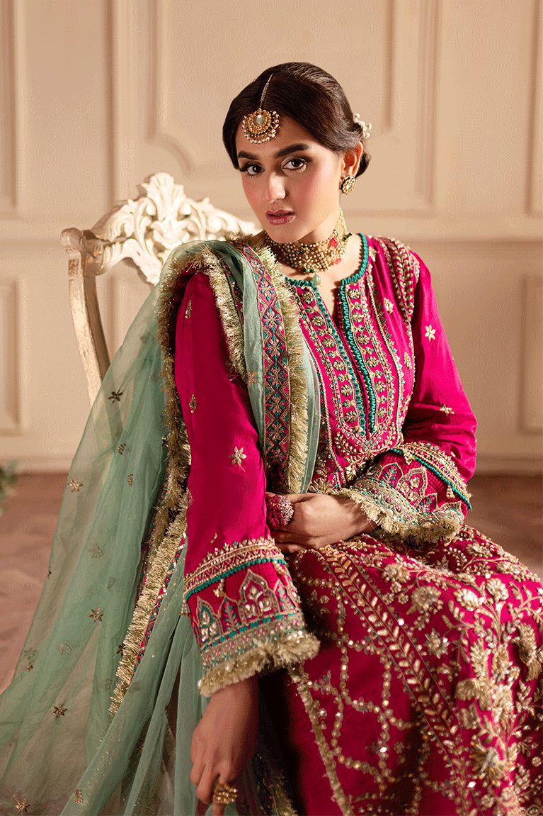 Magenta Shirt and Sharara