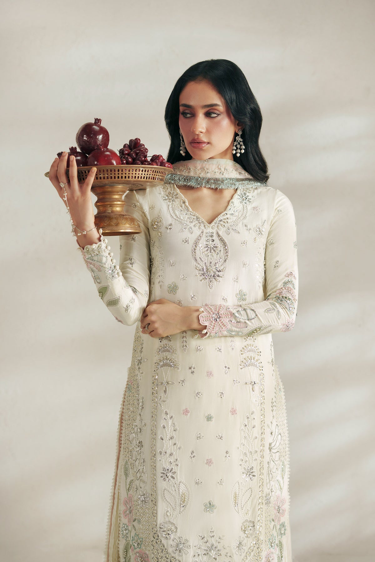 Chand Ivory Shirt Set
