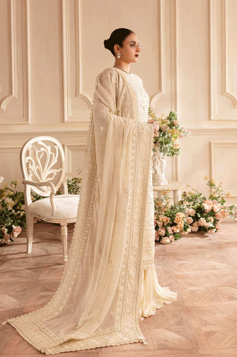 Ivory Shirt with Sharara