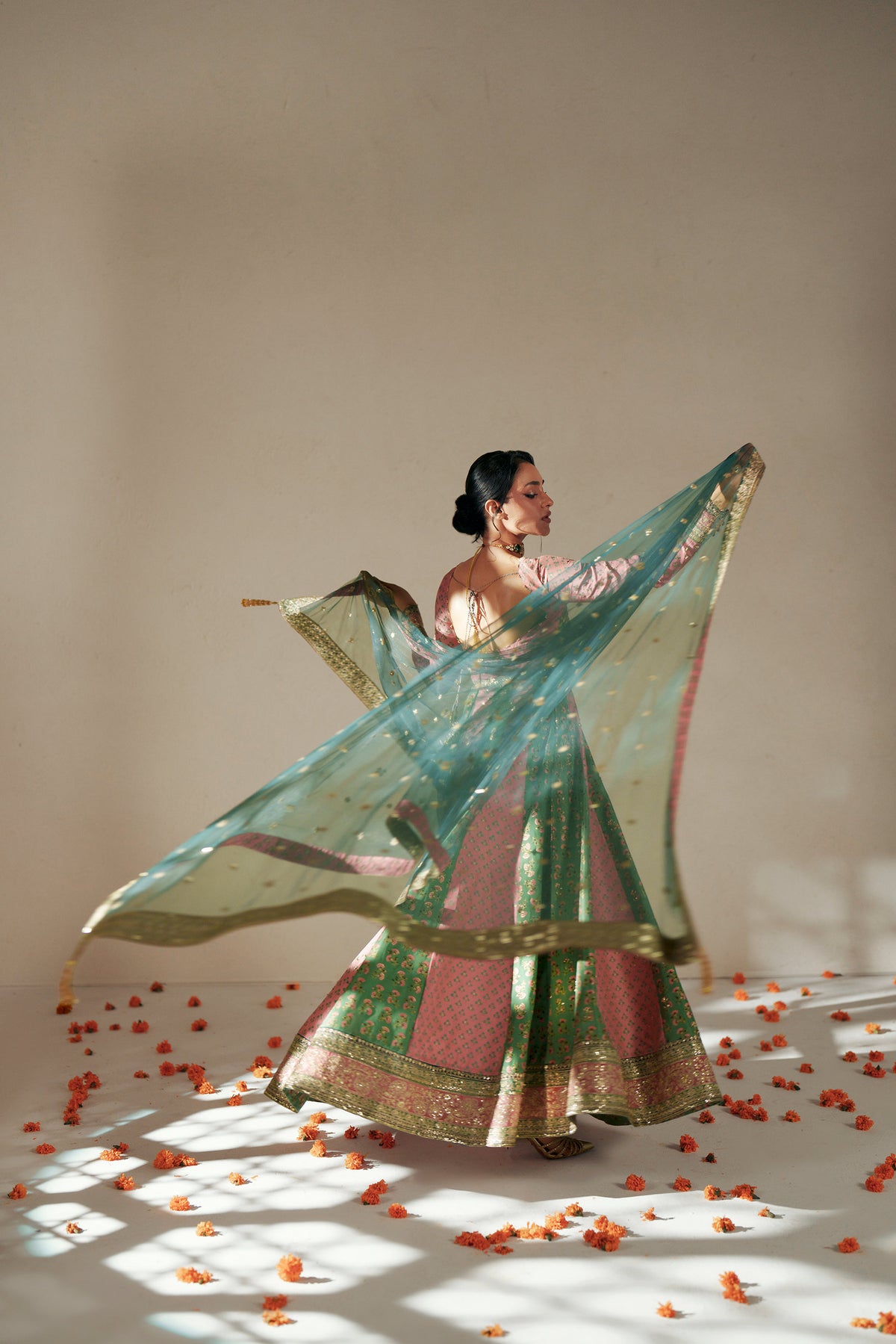 Rang Multicolor Anarkali Set