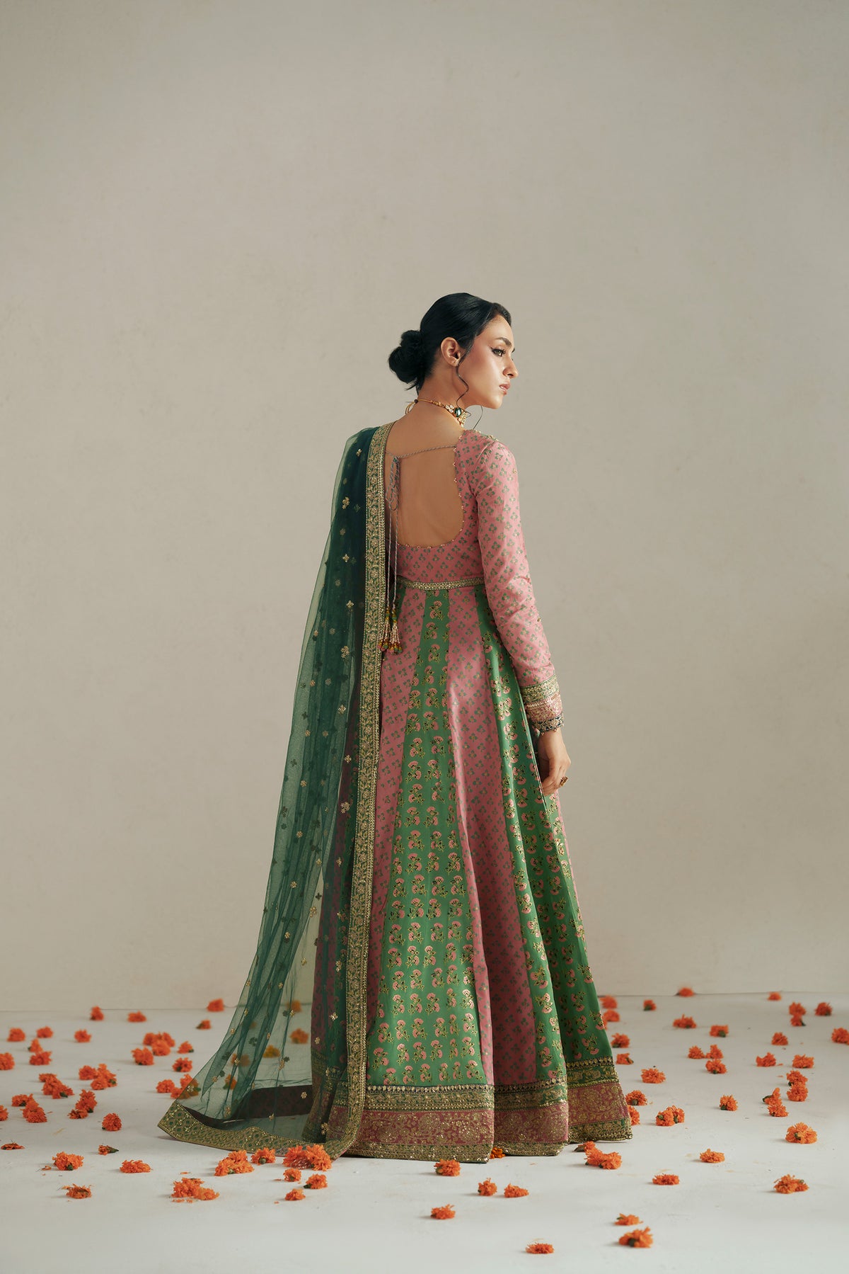 Rang Multicolor Anarkali Set
