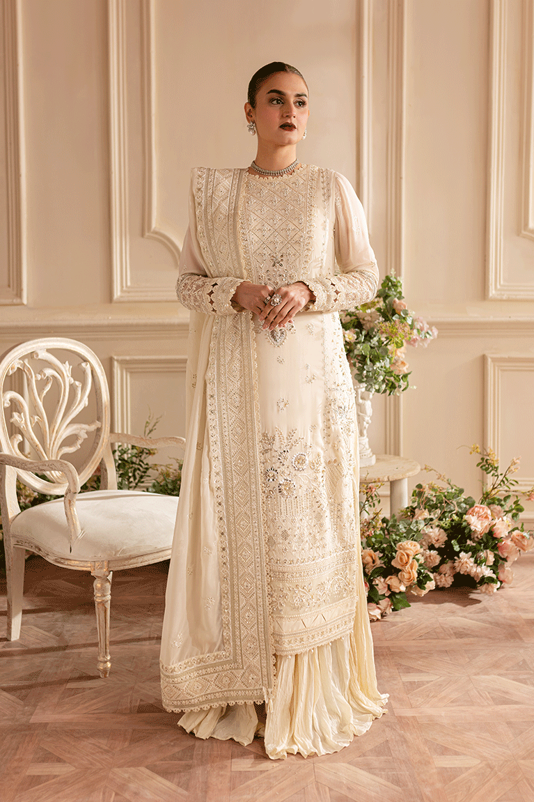 Ivory Shirt with Sharara