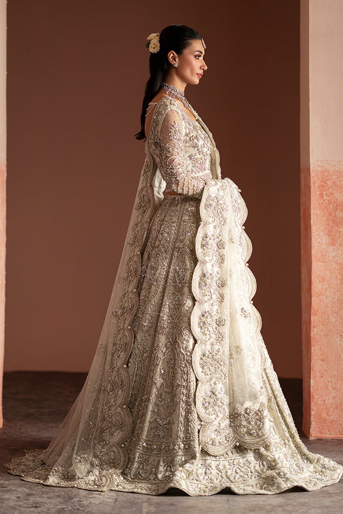 Ivory Jharokha Lehnga Choli