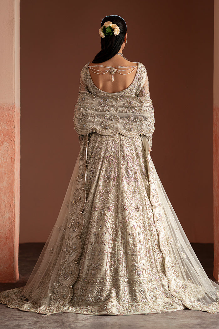 Ivory Jharokha Lehnga Choli