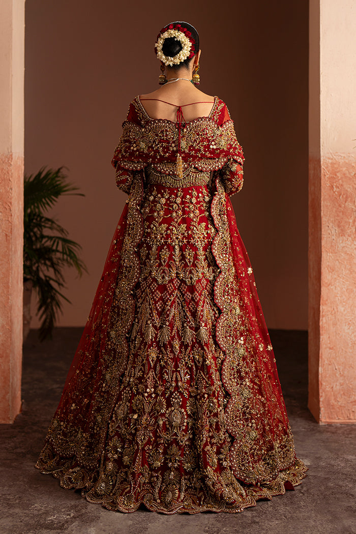 ⁠Ruby Red Full-Length Gown