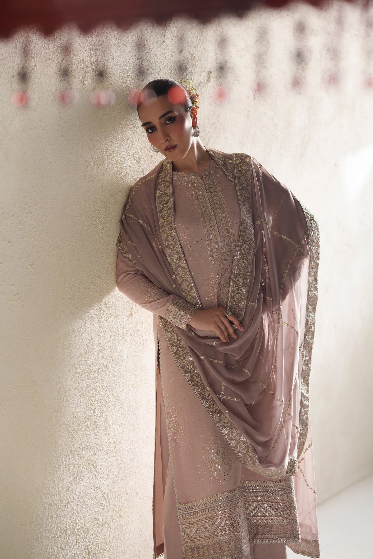 Naqsh Soft Pink Shirt Set